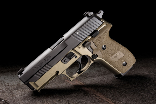 Обои картинки фото sig sauer p229 combat, оружие, пистолеты, ствол