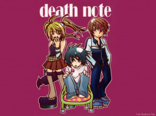 обоя dn94, аниме, death, note