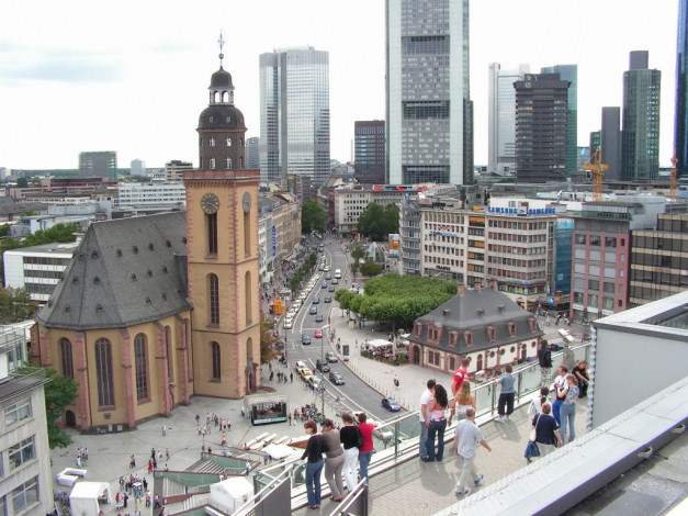 Обои картинки фото франкфурт, на, майне, города, улицы, площади, набережные