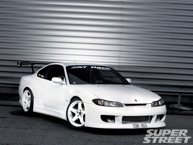 Обои картинки фото 1999, nissan, silvia, s15, spec, автомобили, datsun