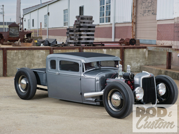 Обои картинки фото 1930, ford, model, pickup, автомобили, custom, pick, up