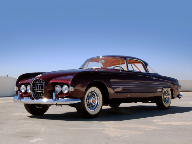 Обои картинки фото cadillac, series, 62, coupe, 1953, дизайн, ghia, автомобили, ретро
