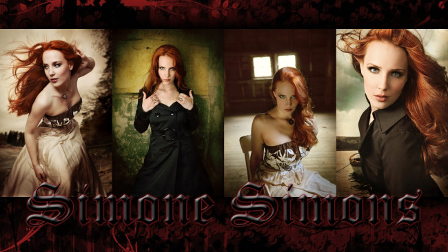 Обои картинки фото simone, simons, музыка, epica, меццо-сопрано, вокалистка, группа, фортепиано, флейта