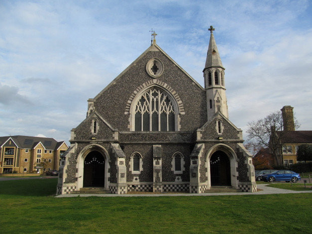 Обои картинки фото little chapel, stone, kent, uk, города, - католические соборы,  костелы,  аббатства, little, chapel