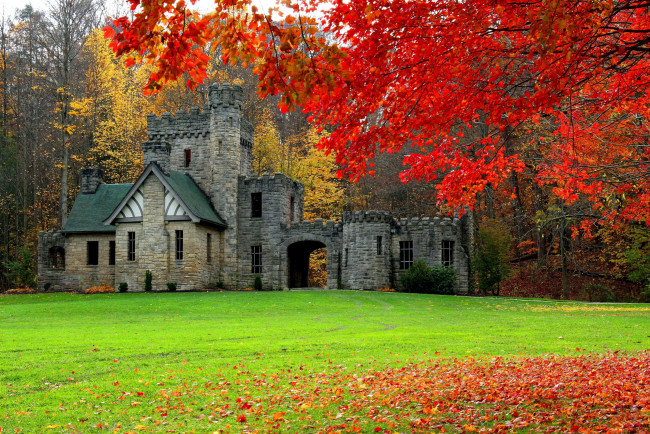 Обои картинки фото squire`s castle,  cleveland,  ohio, города, - дворцы,  замки,  крепости, ohio, cleveland, squire's, castle