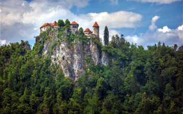 Картинка города блед+ словения slovenia bled castle