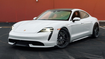 Картинка porsche+taycan автомобили porsche white taycan sedan vag electro car