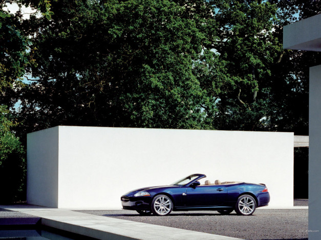 Обои картинки фото jaguar, xk, convertible, автомобили