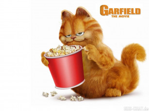 обоя мультфильмы, garfield