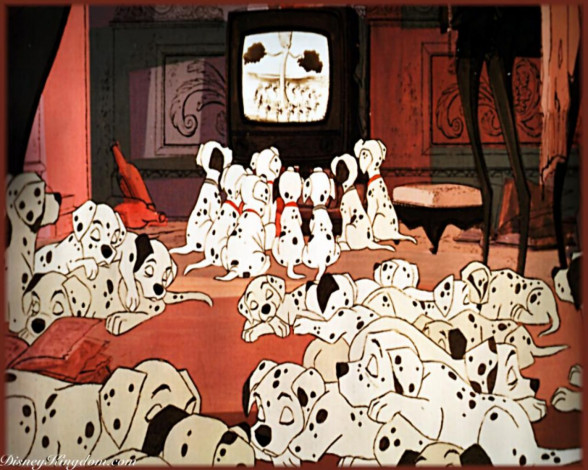 Обои картинки фото мультфильмы, 101, dalmatians