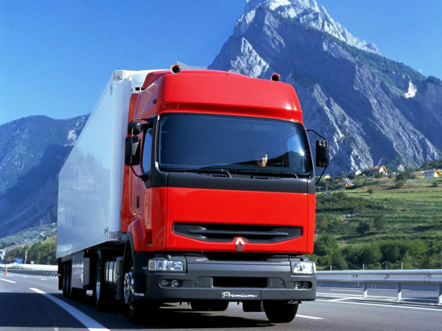 Обои картинки фото автомобили, renault, trucks