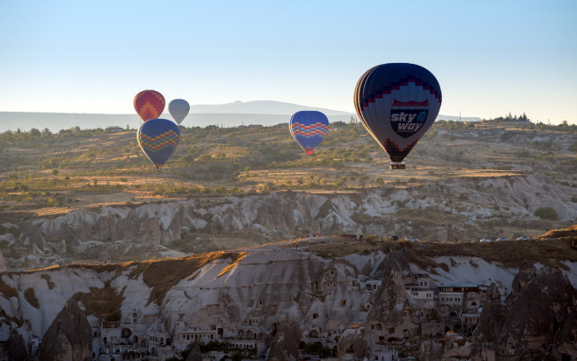 Обои картинки фото авиация, воздушные шары, cappadocce, шары, спорт
