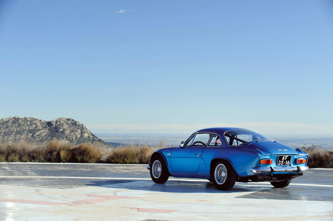 Обои картинки фото автомобили, renault, alpine, a110, 1600s, синий