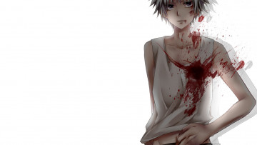 Картинка аниме hunter+x+hunter рана киллуа кровь
