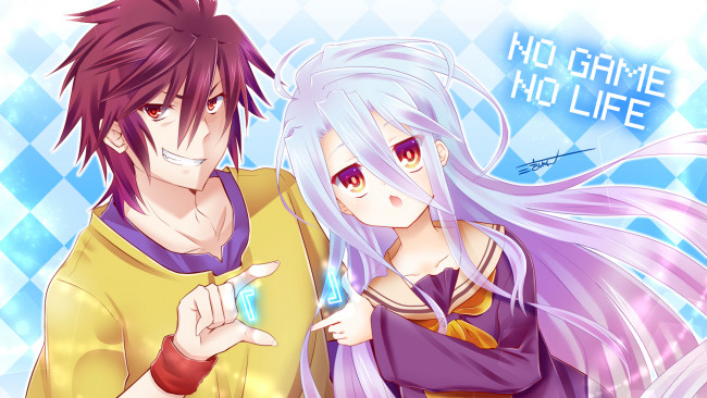 Обои картинки фото аниме, no game no life, нет, игры, жизни