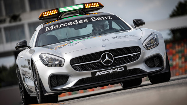 Обои картинки фото mercedes- benz,  amg gt-s f1 safety car 2015, автомобили, mercedes-benz, 2015, car, safety, f1, gt-s, amg