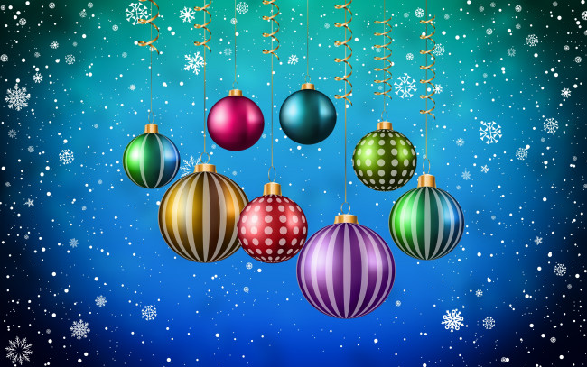 Обои картинки фото праздничные, векторная графика , новый год, фон, новый, год, украшения, настроение, рождество, снежинки, снег, праздник, минимализм, шарики