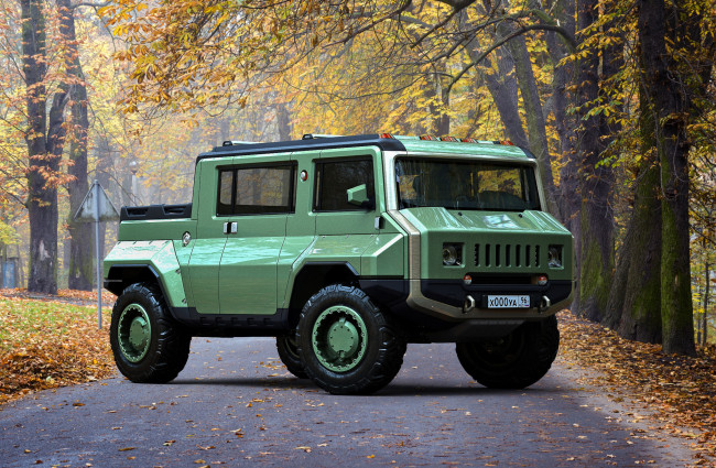 Обои картинки фото h-uaz concept 2017, автомобили, уаз, внедорожник, h-uaz, 2017, concept