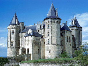Картинка chateau+de+saumur города замки+франции chateau de saumur