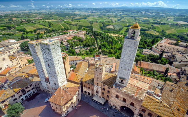 Обои картинки фото siena, italy, города, - панорамы