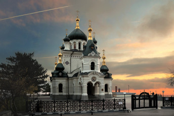 Картинка воскресенская церковь форос города православные церкви монастыри крым