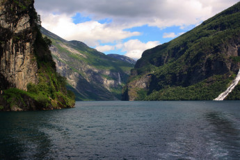 Картинка geirangerfjord норвегия природа реки озера горы озеро