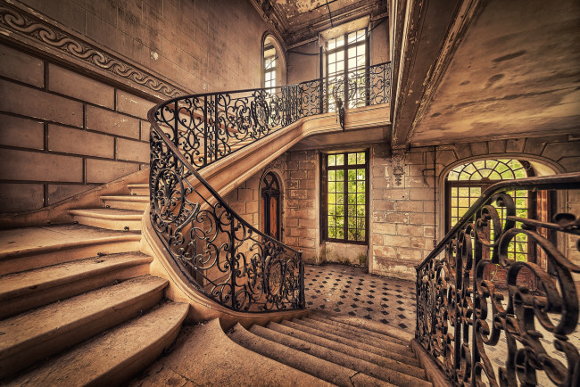Обои картинки фото интерьер, холлы, лестницы, корридоры, холл, дом, лестница