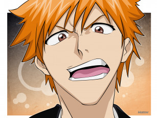 Картинка аниме bleach kurosaki ichigo