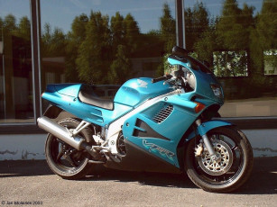 Картинка honda vfr 750 turkoosi мотоциклы