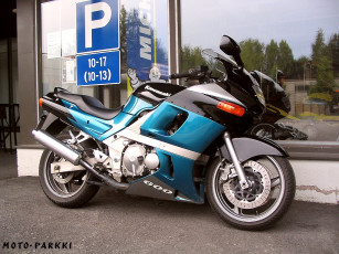 обоя kawasaki, zzr, 600, мотоциклы