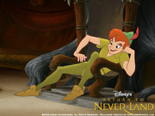 обоя мультфильмы, peter, pan, in, return, to, never, land