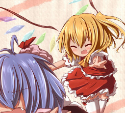 Картинка аниме touhou ремилия скарлет фландр