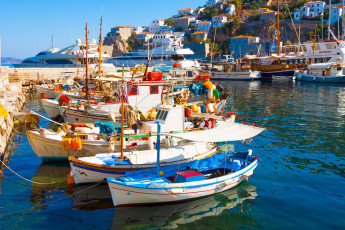 Картинка oia santorini greece корабли порты причалы греция лодки баркасы причал гавань бухта санторини