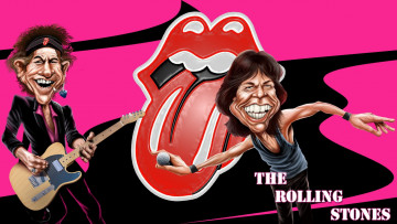 обоя the, rolling, stones, музыка, рок-н-ролл, блюз-рок, ритм-н-блюз, великобритания