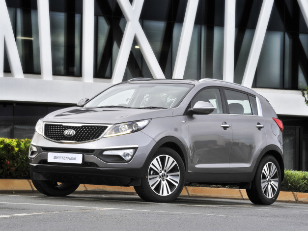 Обои картинки фото автомобили, kia, 2014, za-spec, sportage