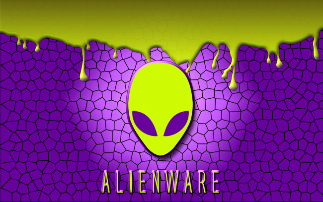 Обои картинки фото компьютеры, alienware, фон, логотип