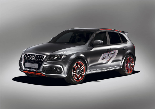 Обои картинки фото автомобили, audi, темный, 8r, concept, custom, q5