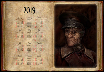 Картинка календари фэнтези нежить лицо фуражка
