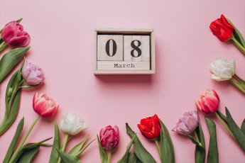Картинка праздничные международный+женский+день+-+8+марта дата тюльпаны