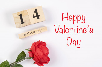 Картинка праздничные день+святого+валентина +сердечки +любовь дата роза поздравление