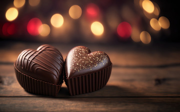 Картинка еда конфеты +шоколад +мармелад +сладости шоколадные сердечки