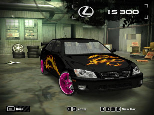 обоя nfs, most, wanted, lexus, is200, видео, игры, need, for, speed