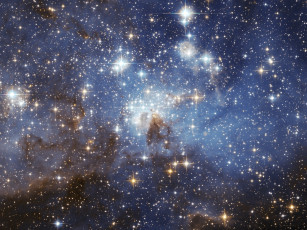 Картинка lh 95 космос галактики туманности