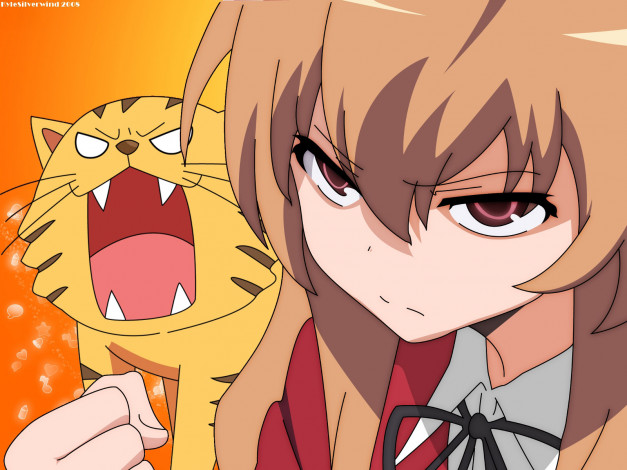 Обои картинки фото аниме, toradora