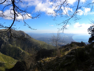Картинка aurunci mountains природа горы italy