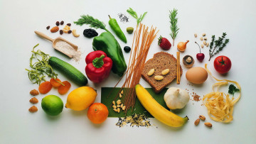 Картинка еда разное овощи приправы