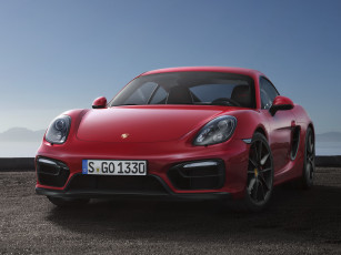 Картинка автомобили porsche красный 2014г 981 gts boxster