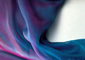 Картинка разное текстуры складки синяя ткань переливы сиреневая цвета