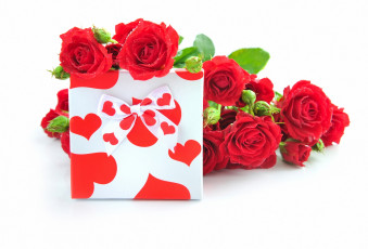 Картинка цветы розы белый фон букет красные открытка