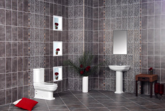Картинка интерьер ванная+и+туалетная+комнаты дизайн раковина туалет